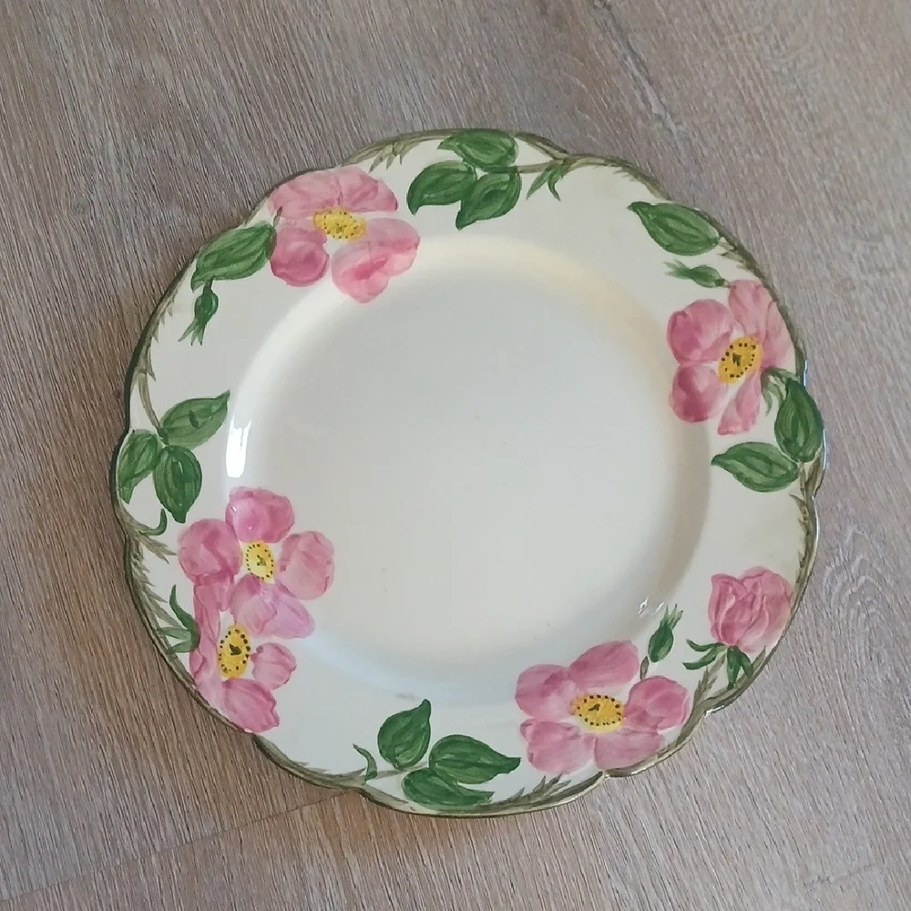 Vintage Franciscan Desert Pink Rose Dinner Plate Mid Century Modern